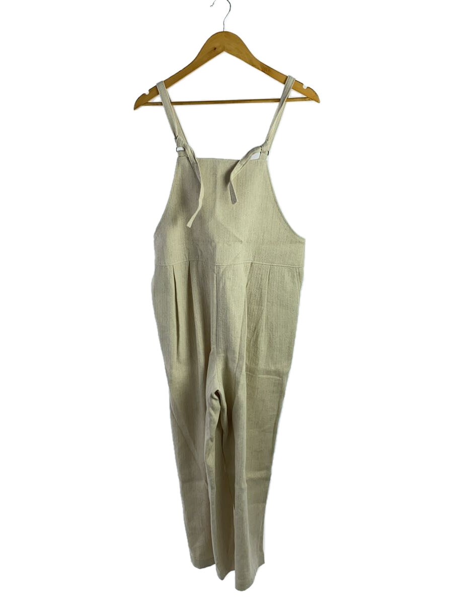【中古】Cloth & Cross◆オールインワン/1/リネン/IVO/無地/PTーL382【レディースウェア】