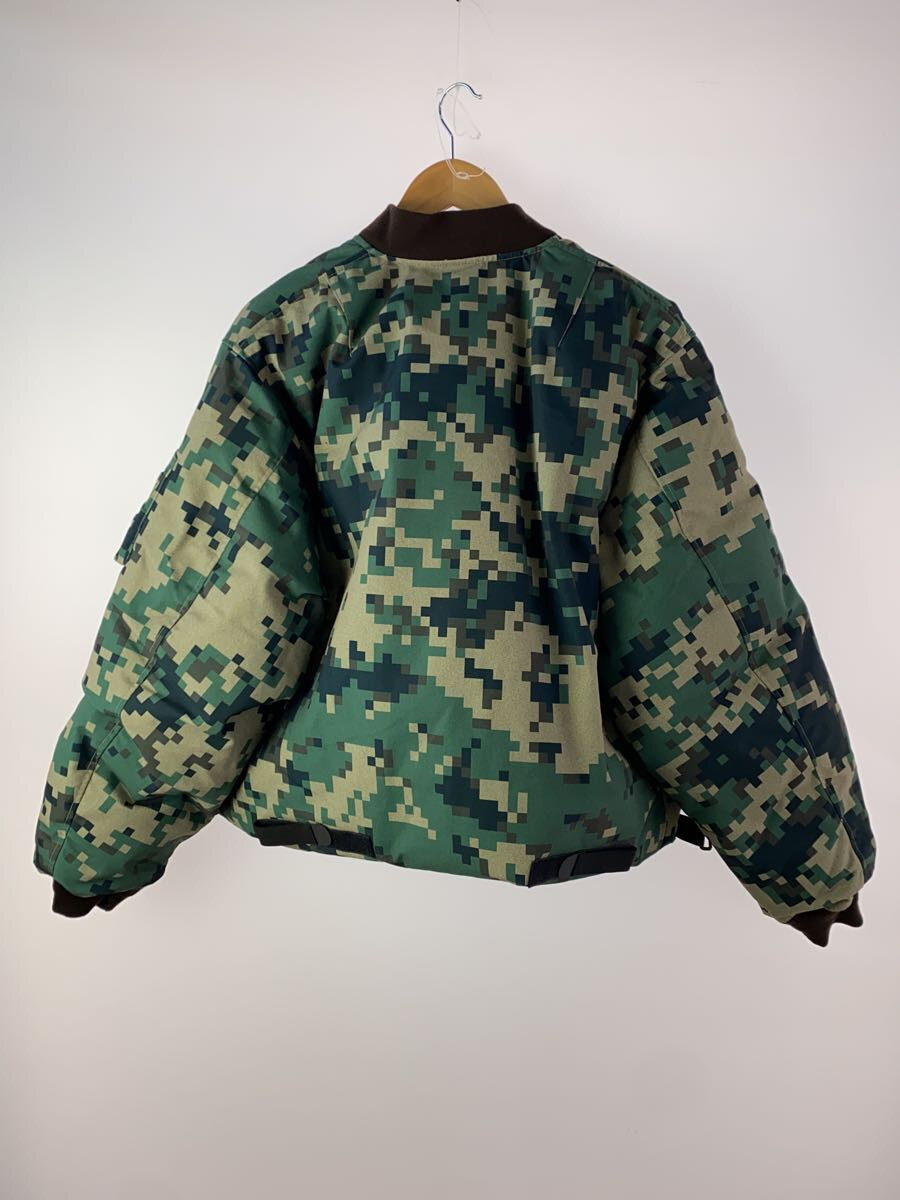 【中古】BEAMS◆ジャケット/M/ポリエステル/GRN/総柄/11-18-1829-120【メンズウェア】