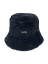【中古】NEW ERA◆バケットハット/M/ポリエステル/BLK/メンズ【服飾雑貨他】