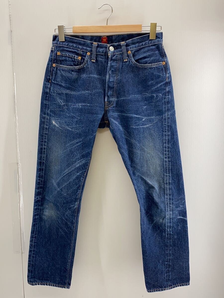 【中古】RESOLUTE◆710/黄ミミ/ボトム/31/デニム/IDG【メンズウェア】