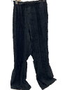 【中古】ISSEY MIYAKE◆ボトム/2/ポリエステル/BLK/IM01FF234【レディースウェア】