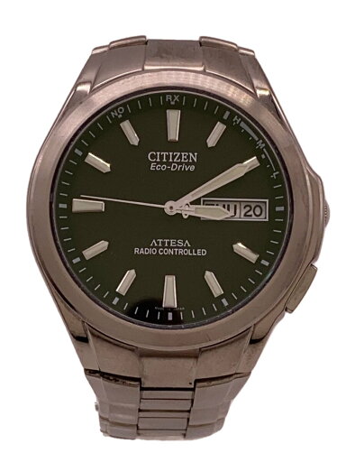 【中古】CITIZEN◆ソーラー腕時計/アナログ/BLK/H100-T010431/箱無し【服飾雑貨他】 【中古】CITIZEN◆ソーラー腕時計/アナログ/BLK/H100-T010431/箱無し【服飾雑貨他】
