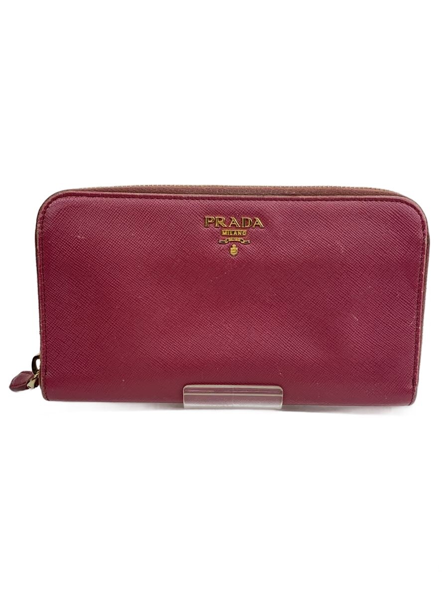 【中古】PRADA◆長財布/--/PNK/レディ�