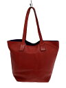 【中古】MARC JACOBS◆トートバッグ/牛革/RED/無地/08T-00624111【バッグ】