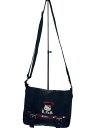 【中古】LESPORTSAC◆ショルダーバッグ/ナイロン/BLK/×HELLO KITTY【バッグ】