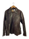 【中古】WILD TURKEY/レザージャケット・ブルゾン/--/牛革/BRW/無地【メンズウェア】