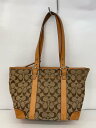 【中古】COACH◆ハンドバッグ/--/BEG/6042【バッグ】(4)