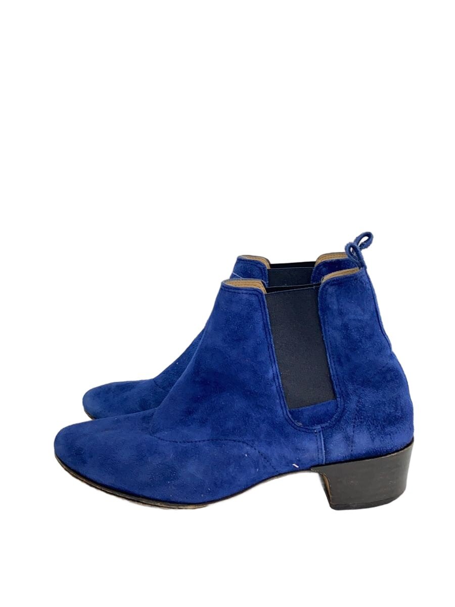 【中古】repetto◆サイドゴアブーツ/36/BLU/スウェード【シューズ】