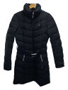 【中古】TOMMY HILFIGER◆ダウンジャケット/S/ポリエステル/BLK/1627122【レディースウェア】