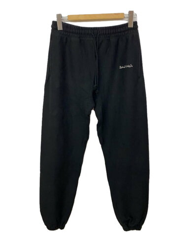 【中古】SAINT MICHAEL◆スウェットパンツ/S/コットン/BLK/無地/SM-YS1-0000-050【メンズウェア】 【中古】SAINT MICHAEL◆スウェットパンツ/S/コットン/BLK/無地/SM-YS1-0000-050【メンズウェア】