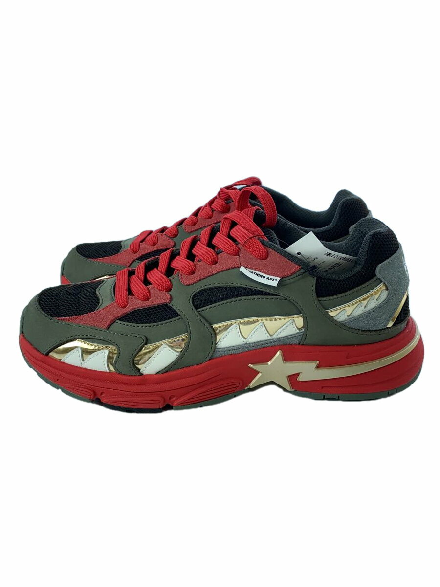 【中古】A BATHING APE◆ローカットスニーカー/26.5cm/BLK/1K20-191-301【シューズ】