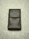 【中古】LOUIS VUITTON◆エテュイ・シガレット_モノグラム・キャンバス_BRW/--/BRW/レディース【服飾雑貨他】