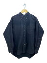 【中古】Graphpaper◆Oxford L/S B.D Box Shirt/長袖シャツ/2/コットン/BLK/GM193-50009B【メンズウェア】(4)