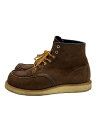 RED WING◆レースアップブーツ・6インチクラシックモックトゥ/27.5cm/BRW