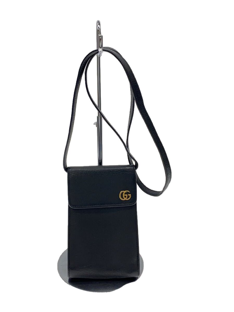 【ブランド】GUCCI 【ブランドカナ】グッチ 【型番】 【程度】C 【サイズ】 【メインカラー】ブラック 【素材・生地】レザー牛革 【キーワード】　　 2025/08/04 セカンドストリート仙台一番町店【3326】【中古】GUCCI◆GGマーモント/ショルダーバッグ/レザー ブランド GUCCI 型番 カラー ブラック 柄 素材・生地 レザー牛革>色・素材について サイズ >サイズ表示について 実寸（cm） 【バッグ】 マチ：1.5 / 高さ：18 / 幅：11 / 持ち手：104 【その他】 その他サイズ：/ 商品は　セカンドストリート仙台一番町店の店頭にて販売しております。商品に関するお問合わせは、お電話(TEL:022-722-0671)にて、問合わせ番号：2333261898771をお伝えください。 配送方法やお支払い方法に関するお問い合わせは、サポートセンターまでご連絡をお願いします。 ※お電話の対応は営業時間内のみとなります。お問い合わせフォームでお問い合わせの際はご注文番号をご記入下さい この商品に関する出品店舗からのコメント ◆使用に伴うシワ、フラップ内側付近擦れ、ショルダーストラップ一部箇所ふちひび割れが見受けられます。◆店頭でも同時販売中の為、掲載時と商品の状態が異なる場合がございます。予めご了承ください。
