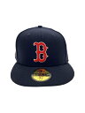 【中古】NEW ERA◆Boston Red Sox World Series 07/7 1/2/ポリエステル/BLK/メンズ【服飾雑貨他】