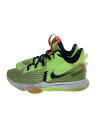 【中古】NIKE◆Lebron Witness 5/ハイカットスニーカー/25.5cm/グリーン/CQ9380-300【シューズ】