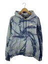 【中古】NIKE◆AS M COTTON ED GEL LS HOODIE/XXL/コットン/BLU/総柄/CW4319-400【メンズウェア】