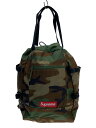 【中古】Supreme◆19SS/Tote Backpack Woodland Camo/リュック/GRN/カモフラ【バッグ】