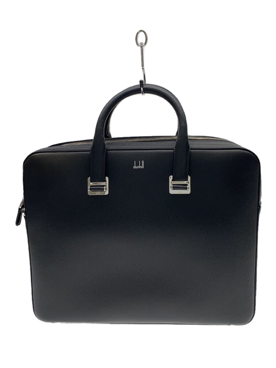【中古】dunhill◆ブリーフケース/レザー/BLK/無地/L3ZC41A//【バッグ】