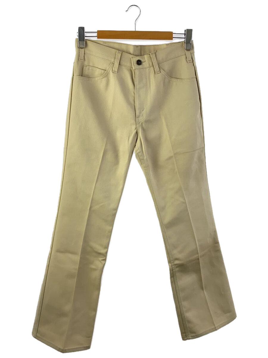 【中古】Levi’s◆STA-PREST_スタプレスト/ボタン裏520/42TALON/31/ポリエステル/CRM/517-1822//【メンズウェア】