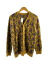 【中古】Needles◆23AW Mohair Cardigan Flower/カーディガン(厚手)/L/モヘア/マルチカラー/NS2【メンズウェア】
