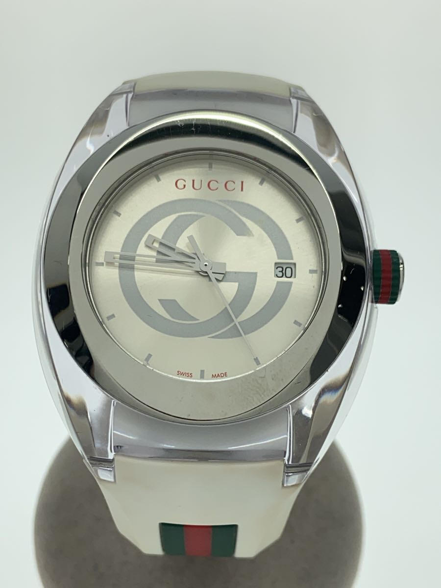 【中古】GUCCI◆クォーツ腕時計/アナ