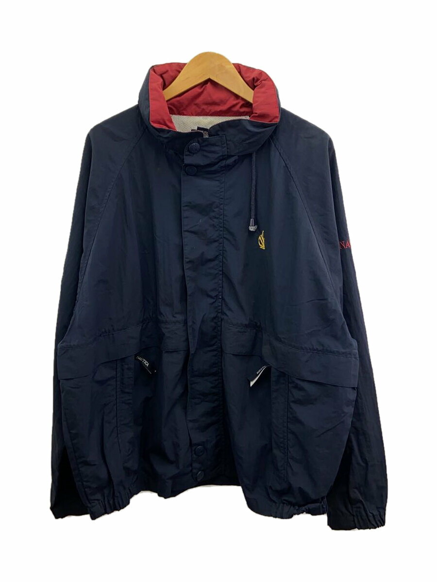 【中古】NAUTICA◆ナイロンジャケット/XL/ナイロン/NVY【メンズウェア】