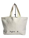 【中古】agnes b.◆トートバッグ/コットン/G003-01【バッグ】