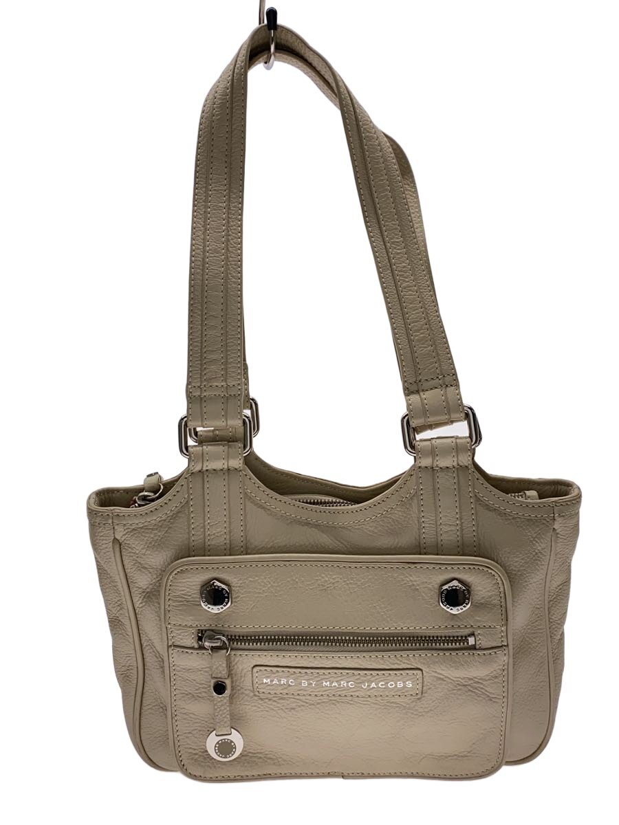 【中古】MARC BY MARC JACOBS◆トートバッグ/牛革/IVO【バッグ】