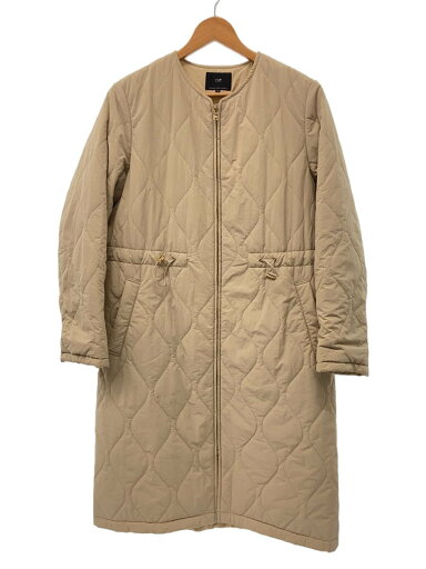 【中古】23区◆中綿パディングロングコート/38/ナイロン/BEG/WOSW0410/首元・袖使用感有//【レディースウェア】 【中古】23区◆中綿パディングロングコート/38/ナイロン/BEG/WOSW0410/首元・袖使用感有//【レディースウェア】