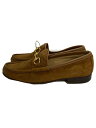 【中古】GUCCI◆GUCCI グッチ ローファー/UK6.5/BRW//【シューズ】(4)