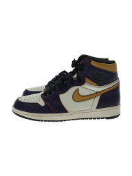 【中古】NIKE◆AIR JORDAN 1 RETRO HIGH OG DEFIANT/エアジョーダンハイ/パープル/28cm/P【シューズ】