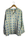【中古】TOWN CRAFT◆長袖シャツ/L/--/マルチカラー/総柄//【メンズウェア】(4)