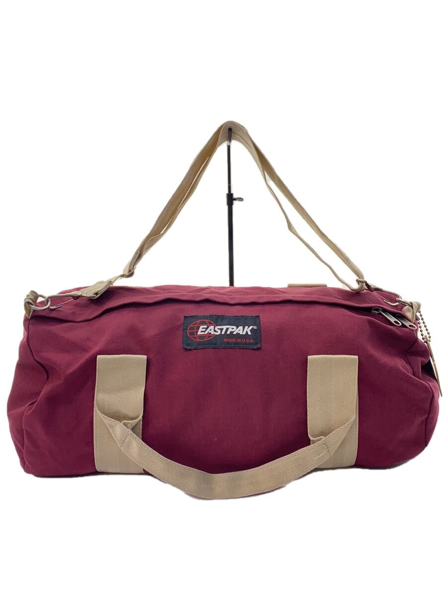 【中古】EASTPAK◆ボストンバッグ/--/BRD/無地/USA製【バッグ】