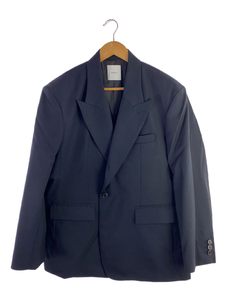 【中古】MUKAI/ムカイ/2B WOOL TAILORED JACKET/113653168/テーラードジャケット/NVY【メンズウェア】