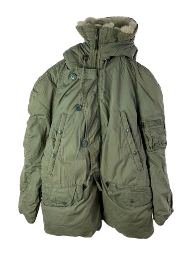 【中古】U.S.AIR FORCE◆推定70-80s/N-3B/フライトジャケット/コットン/KHK/無地【メンズウェア】 【中古】U.S.AIR FORCE◆推定70-80s/N-3B/フライトジャケット/コットン/KHK/無地【メンズウェア】