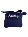 【中古】BRIEFING◆キャップ/FREE/ナイロン/NVY/レディース【服飾雑貨他】