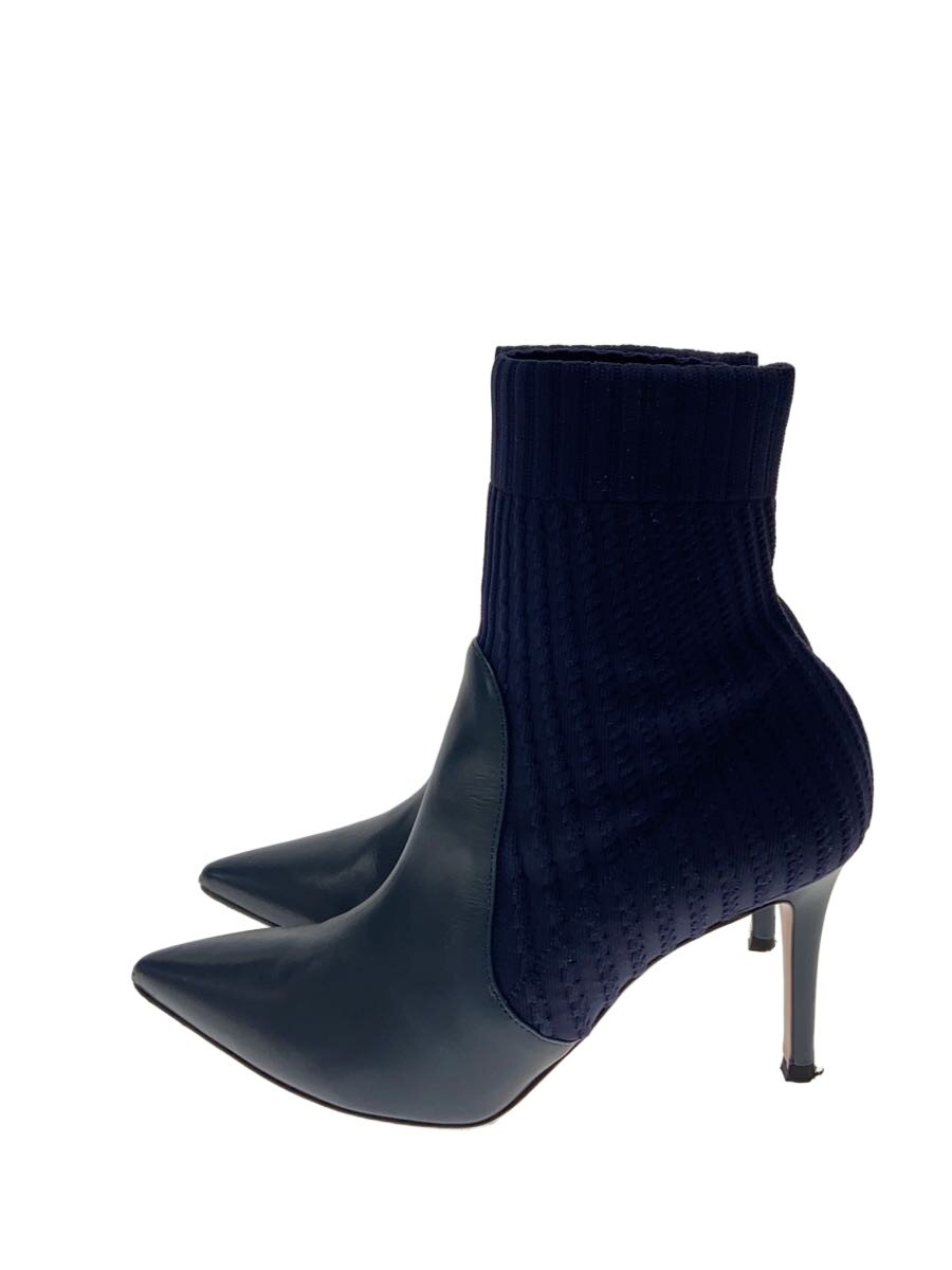 Gianvito Rossi◆ソックスブーツ/ショートブーツ/36.5/NVY