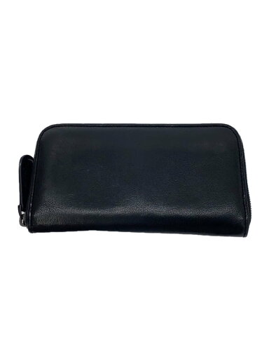 【中古】BOTTEGA VENETA◆ロングウォレット/ラウンドジップ/長財布/レザー/BLK/無地/メンズ//【服飾雑貨他】 【中古】BOTTEGA VENETA◆ロングウォレット/ラウンドジップ/長財布/レザー/BLK/無地/メンズ//【服飾雑貨他】