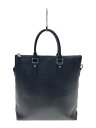 【中古】LOUIS VUITTON◆アントン・トート_タイガ_BLK/牛革/BLK【バッグ】
