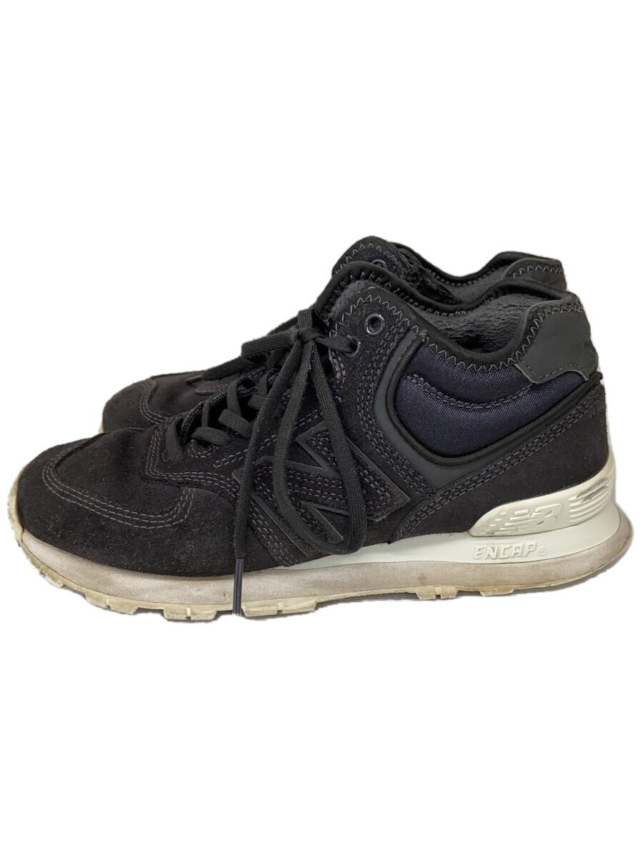 【中古】NEW BALANCE◆WH574/ブラック/23.5cm/BLK【シューズ】