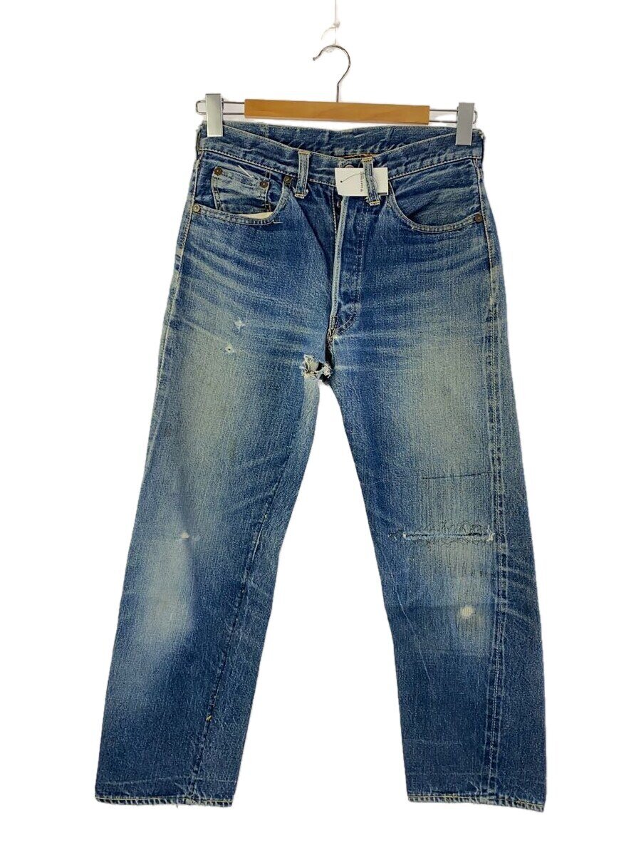 【中古】Levi’s◆501xx/オフセット/Vステッチ/足長R/均等Vストレートパンツ/31/デニム/IDG【メンズウェ..