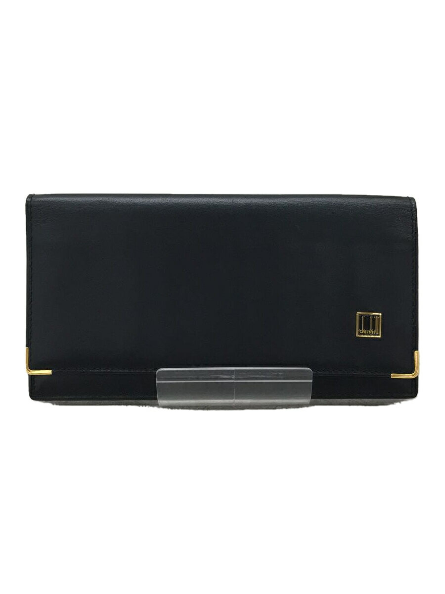 【中古】dunhill◆長財布/レザー/BLK/