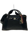 【中古】Orobianco◆ブリーフケース/ナイロン/BLK/2way【バッグ】