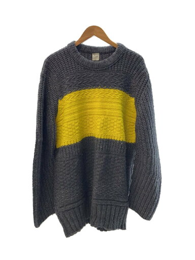 【中古】Paul Smith◆ニット・セーター(厚手)/L/グレー/PF-NR-71707【メンズウェア】 【中古】Paul Smith◆ニット・セーター(厚手)/L/グレー/PF-NR-71707【メンズウェア】