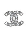 【中古】CHANEL◆ココマーク/ブローチ/アクセサリー/--/SLV/レディース//【服飾雑貨他】