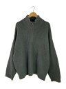 【中古】WYM◆セーター(厚手)/L/コットン/IDG/無地/WYkn589//【メンズウェア】