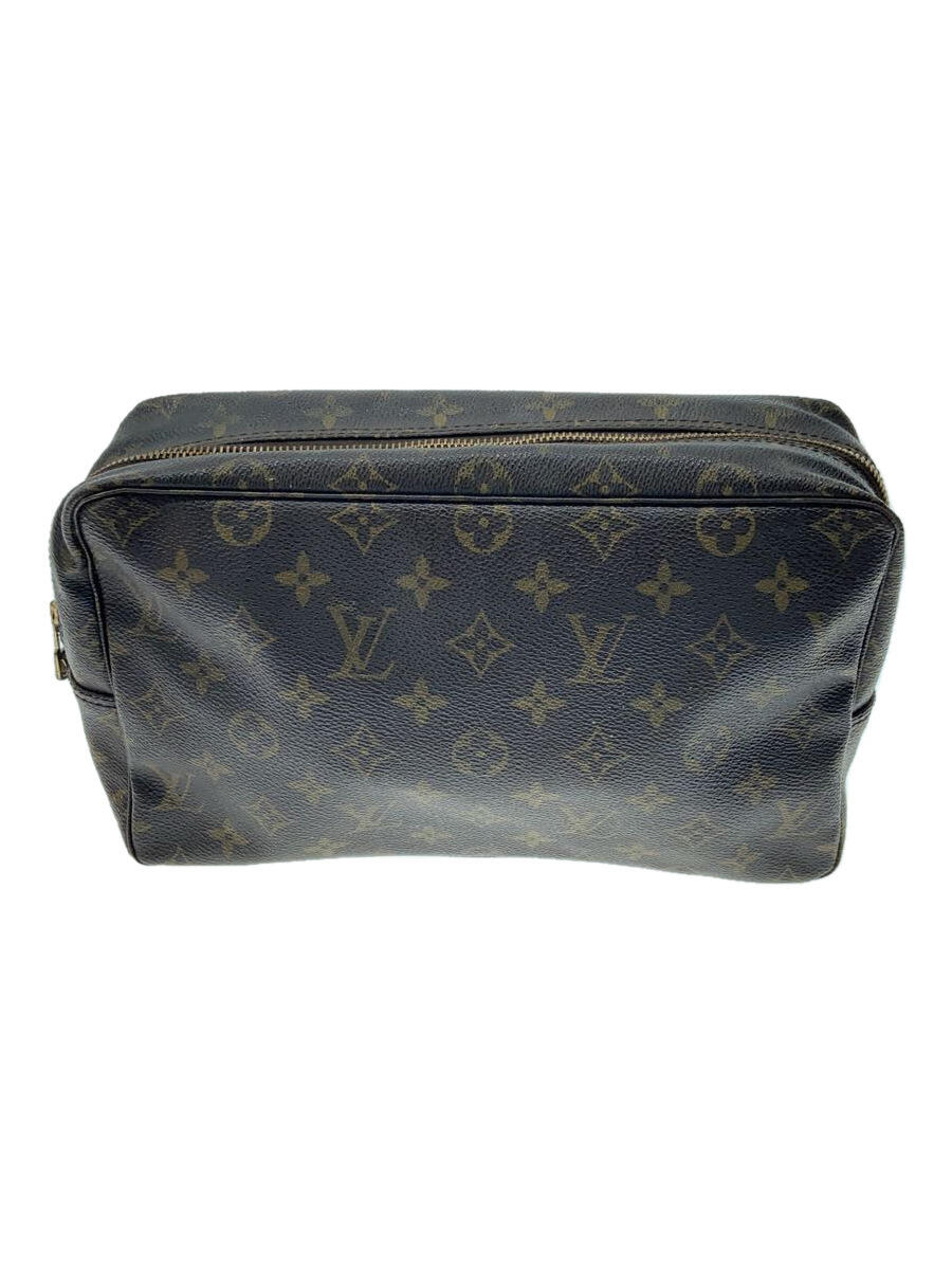 【中古】LOUIS VUITTON◆トゥルース・トワレット28_モノグラム・キャンバス_BRW/PVC/BRW/モノグラム【バッグ】