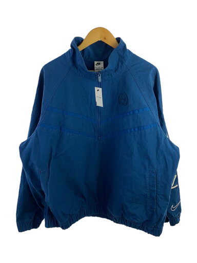 【中古】NIKE◆ジャケット/2L/コットン/無地/FZ4727-476/ブルー【メンズウェア】 【中古】NIKE◆ジャケット/2L/コットン/無地/FZ4727-476/ブルー【メンズウェア】